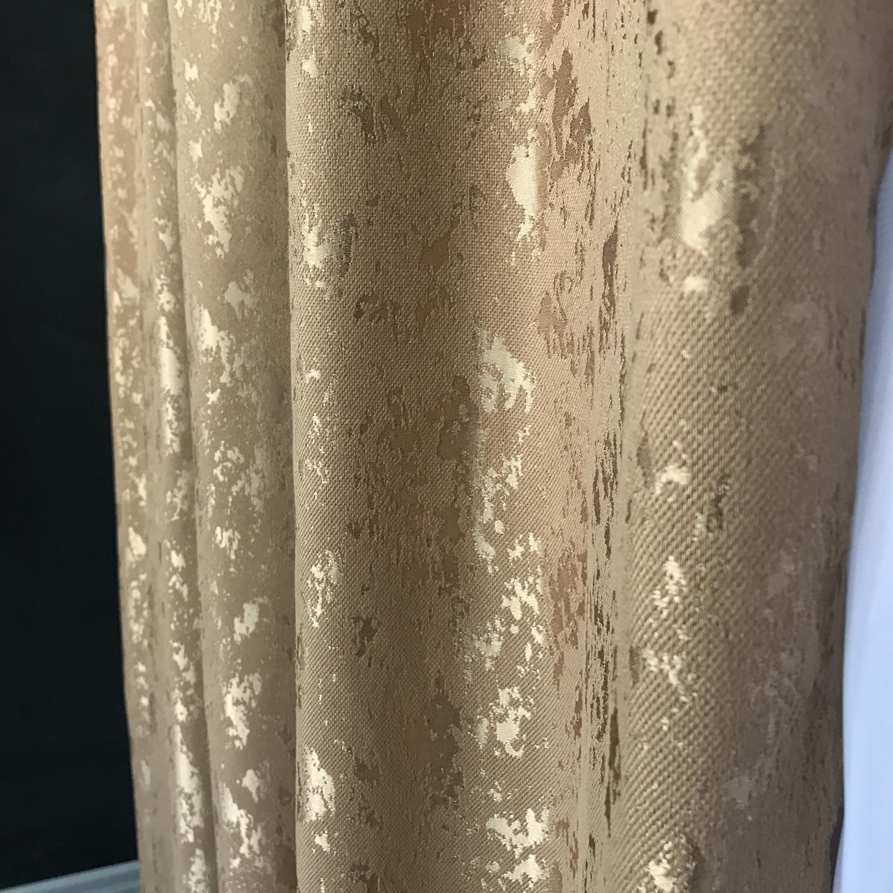 Готовые мраморные шторы ALBO 200x270 см 2 шт. Кофейный (SH-M19-10) - фото 3