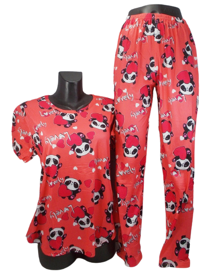 Пижама женская Saimeiqi с пандами M Красный 19050-10 (1551613188) Пижама женская Saimeiqi с пандами M Красный 19050-10 (1551613188)