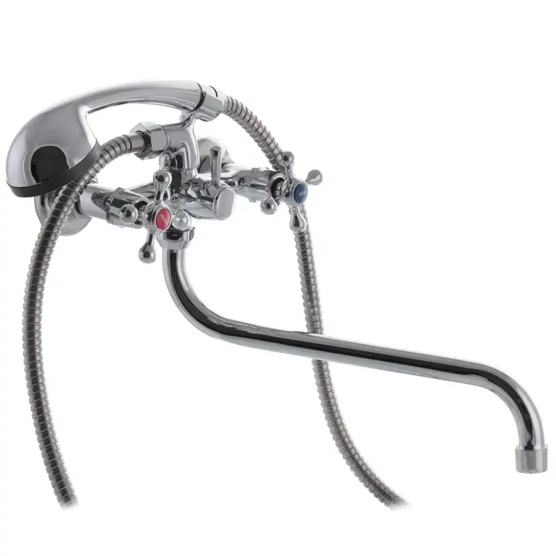 Змішувач для ванни Master 141 двовентильний Хром (MR0004)