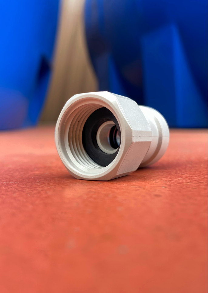 Фитинг прямой трубка 1/2 резьба внутренняя 1/2 (1663711110) - фото 4