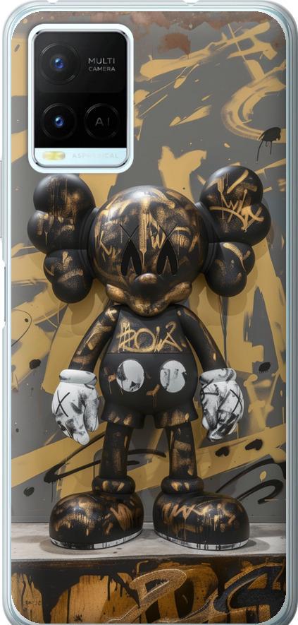 Чехол на Vivo Y21s Bronze kaws (6097u-2550-42517)