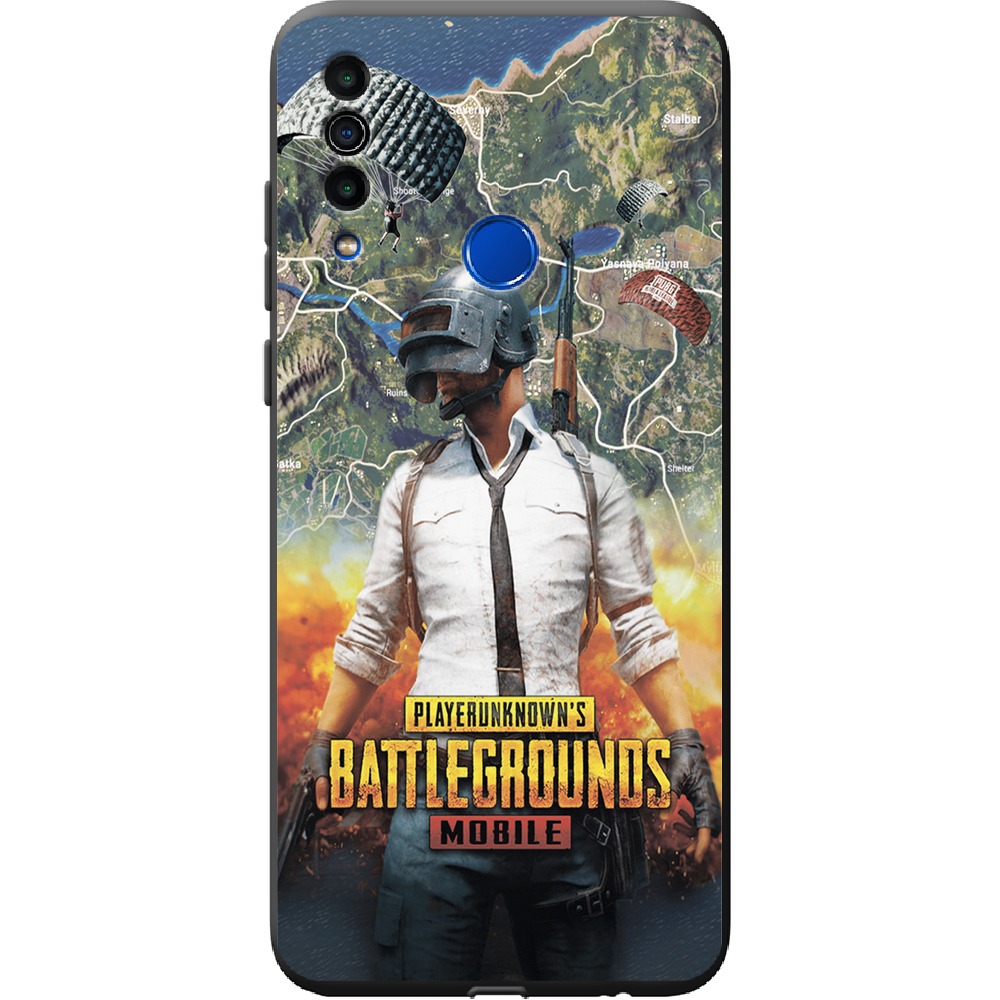 Чехол BoxFace Meizu M10 PUBG Mobile Черный силикон (40851-up2309-40801)