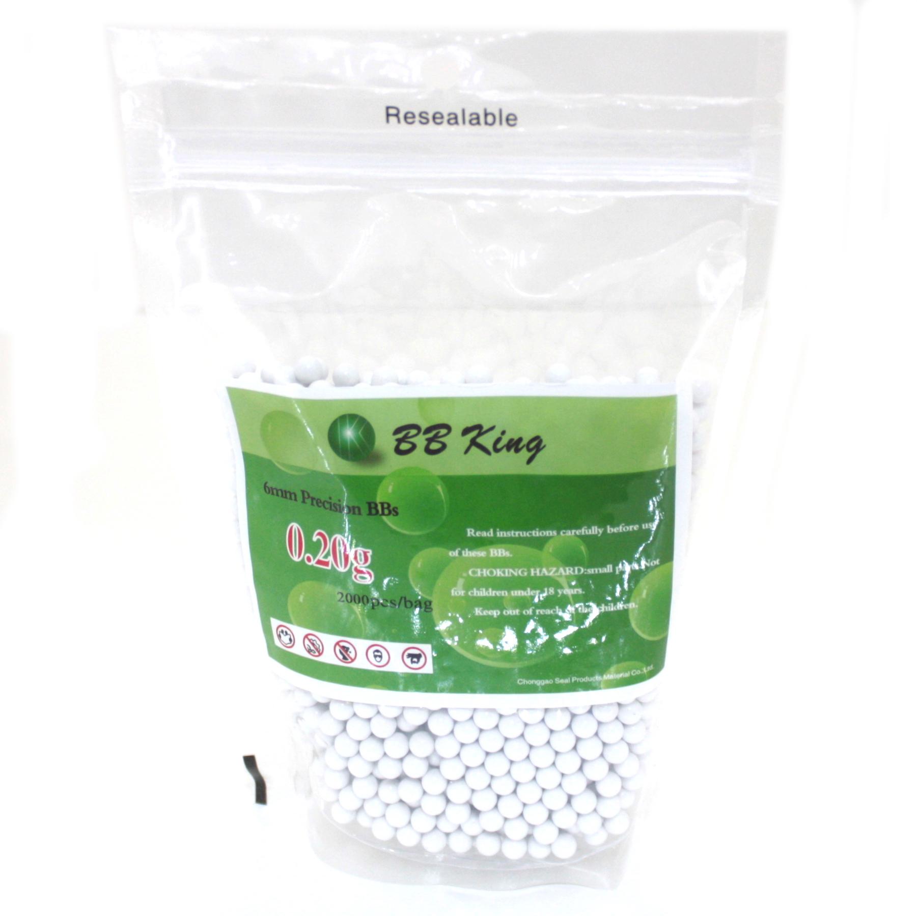 Страйкбольні кулі BB KING 0,20 г 2000 шт. (BBK-020_2K)