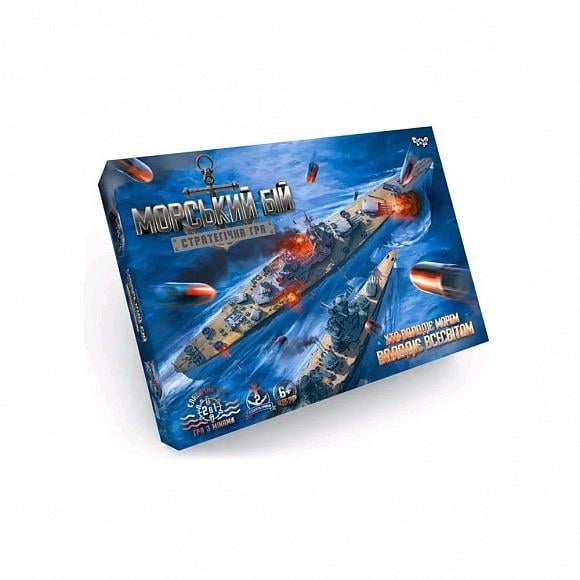 Настольная развлекательная игра Морской бой. Стратегическая игра (1G-MB-02U)