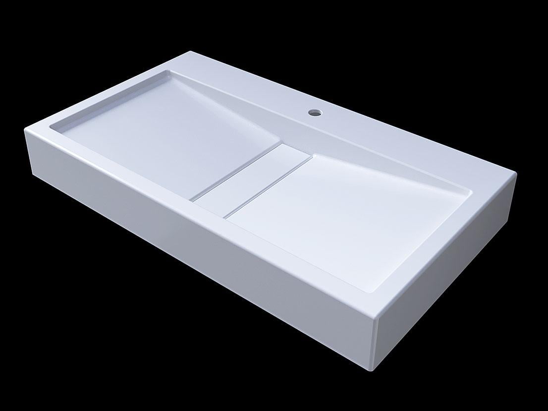 Умивальник накладний Status Mirage 80 White (679) - фото 3 Умивальник накладний Status Mirage 80 White (679) - фото 3