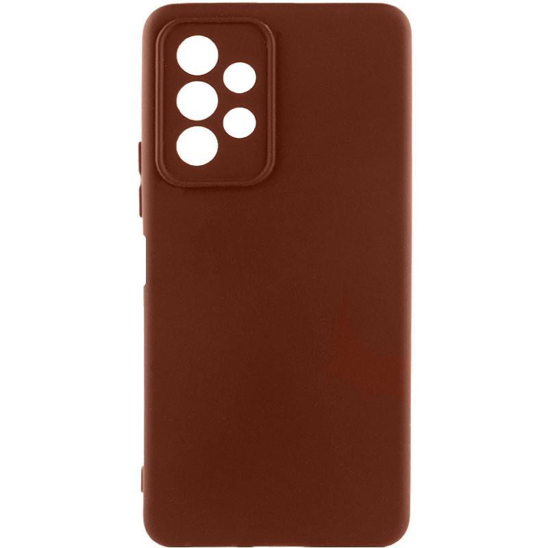Противоударный Чехол Silicone Cover Lakshmi Full Camera (AA) для Samsung Galaxy A13 4G Коричневый/Brown