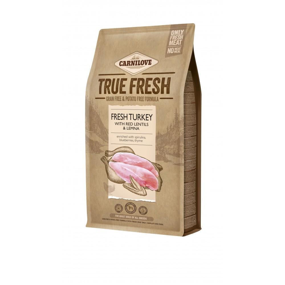 Корм сухой для взрослых собак всех пород Carnilove True Fresh Turkey индейка 4 кг (арт.171543)