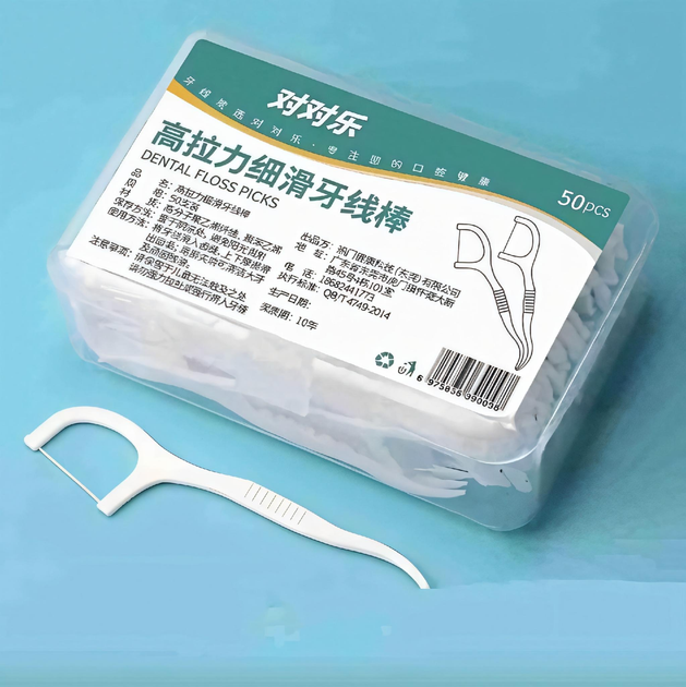 Флос-зубочистки Dental Floss Picks 50 шт. (00027) - фото 1 Флос-зубочистки Dental Floss Picks 50 шт. (00027) - фото 1