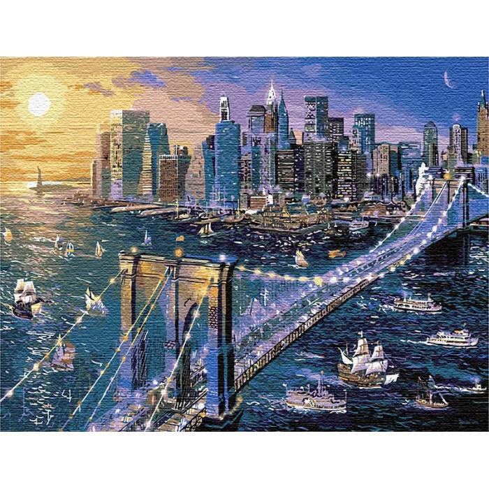 Картина по номерам Идейка "Большое яблоко" 50х65 см (skl-КНО12170)