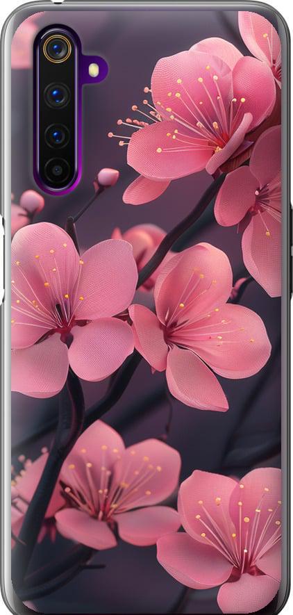 Чехол на Realme 6 Pro Пурпурная сакура (6075u-1893-42517) Чехол на Realme 6 Pro Пурпурная сакура (6075u-1893-42517)