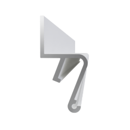 Профиль для натяжных потолков теневой металлический Белый (21022044) Профиль для натяжных потолков теневой металлический Белый (21022044)