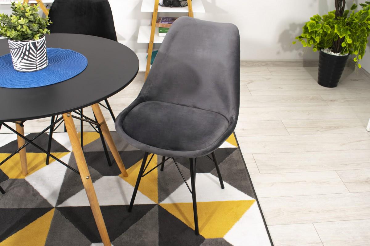 Стол обеденный круглый Homart DT-005B 70 см Черный (9618) - фото 4 Стол обеденный круглый Homart DT-005B 70 см Черный (9618) - фото 4