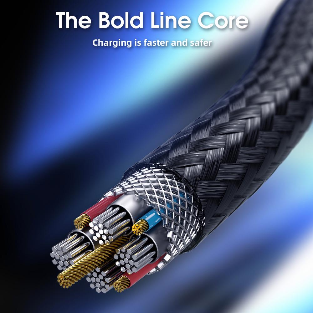 Кабель магнитный FONKEN Type-C PD 65w Fast Charge 2 м Black (25397295) - фото 7 Кабель магнитный FONKEN Type-C PD 65w Fast Charge 2 м Black (25397295) - фото 7