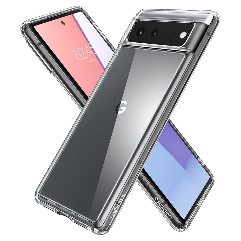 Чохол прозорий протиударний Spigen Ultra Hybrid Crystal ACS03438 для Google Pixel 6 (6.4") Clear - фото 4