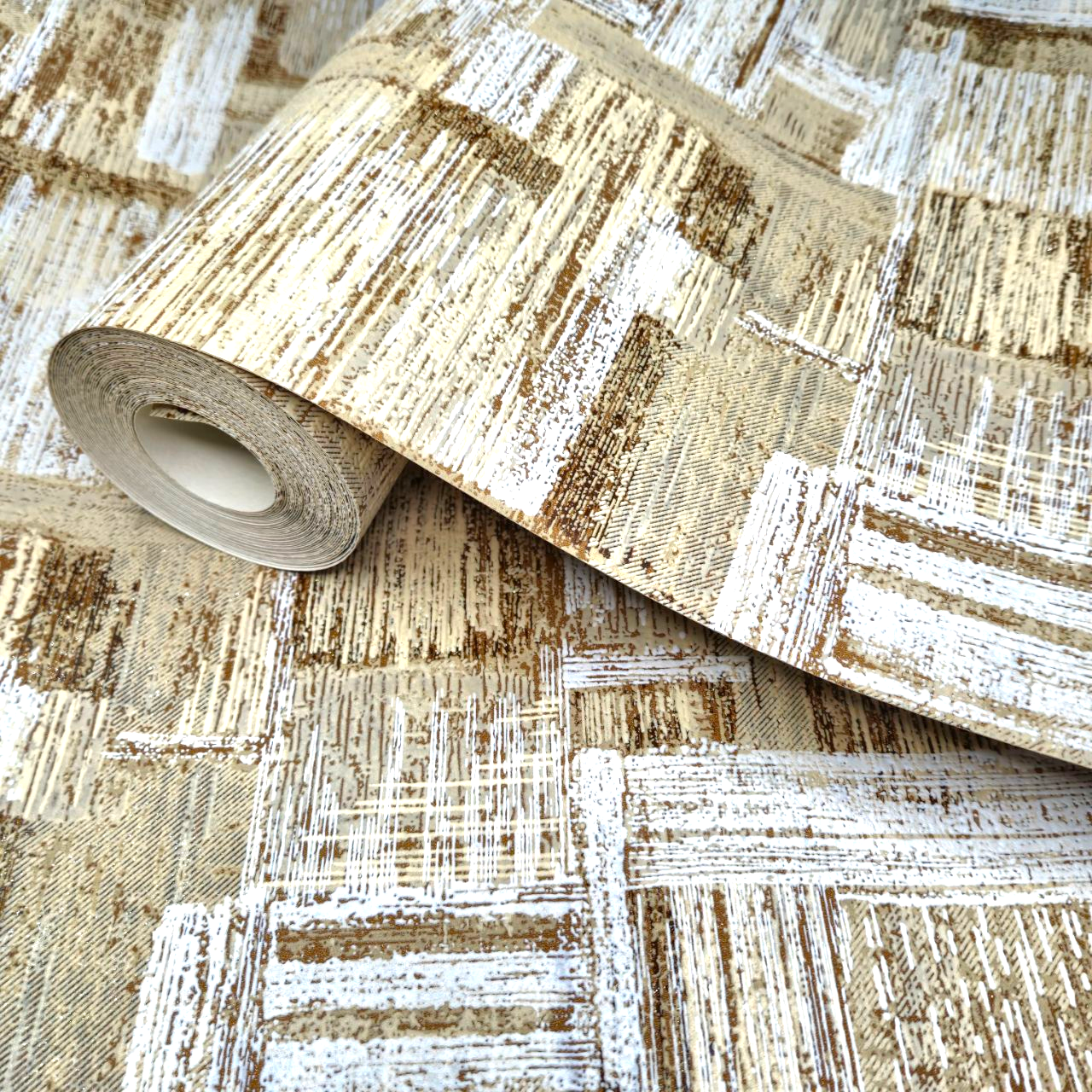 Обои виниловые Славянские обои 10,05x0,53 м Бежево-коричневый (9426-05)