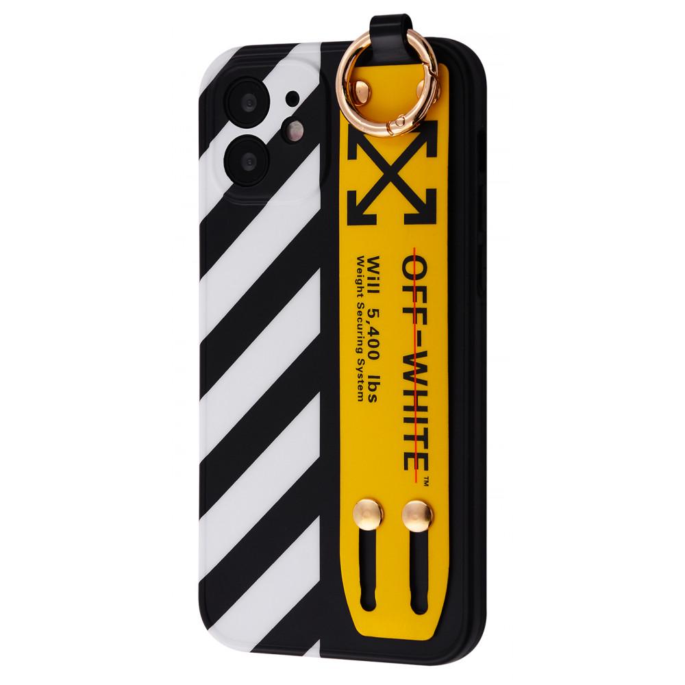 Чохол PRC Off-White case для iPhone 12 Black/White
