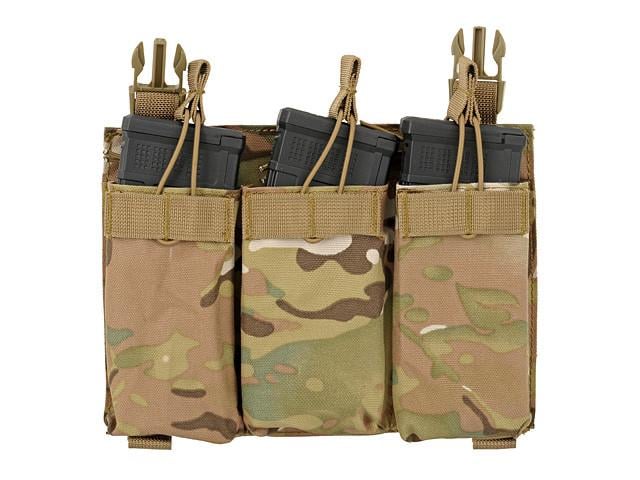 Подсумок для магазинов Buckle up тройной 5,56 Multicamo Подсумок для магазинов Buckle up тройной 5,56 Multicamo