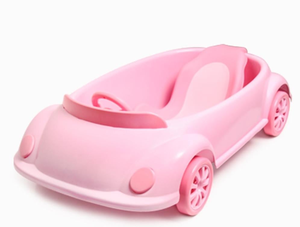 Ванночка складна SUNROZ Baby Car Bath Tub для немовлят Рожевий (SUN4469)