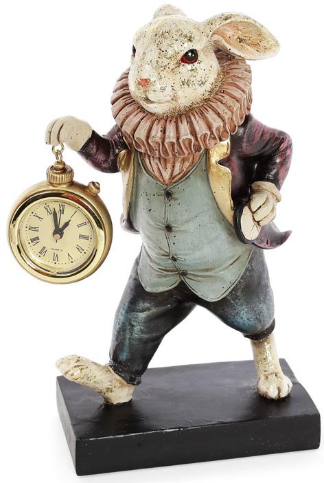 Статуетка з годинником Кролик в піджаку 15х10х24 см (BD-419-130) Статуетка з годинником Кролик в піджаку 15х10х24 см (BD-419-130)