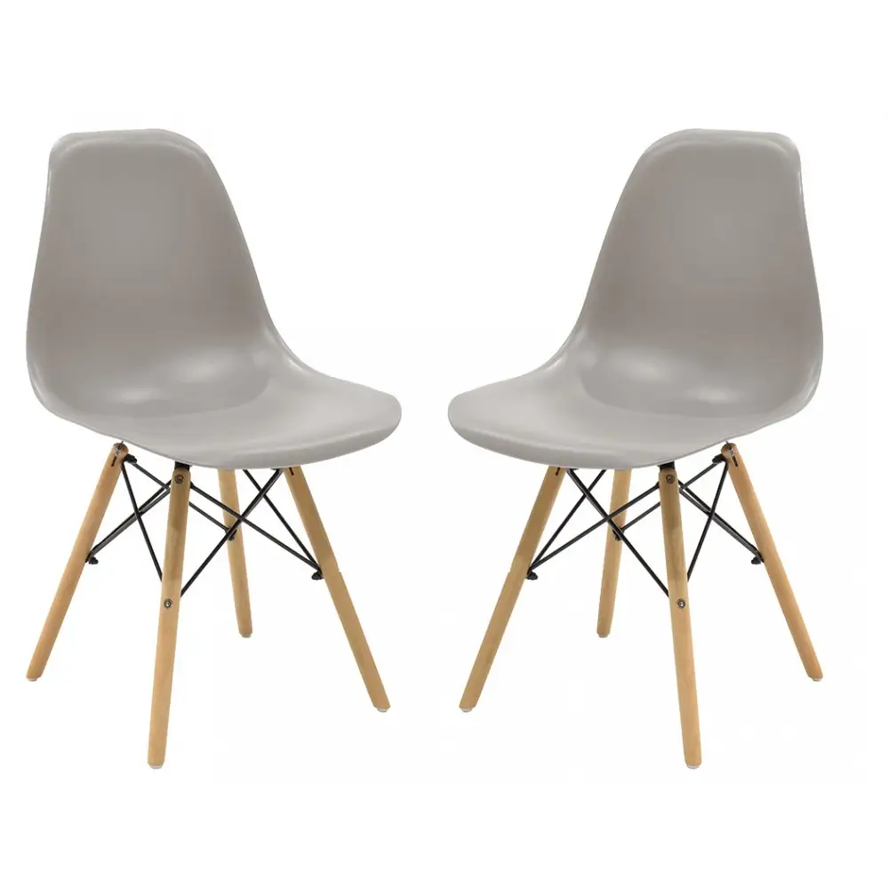 Крісло для кухні Bonro В-173 FULL KD на ніжках 2 шт. Коричневий (21-76-42400433)