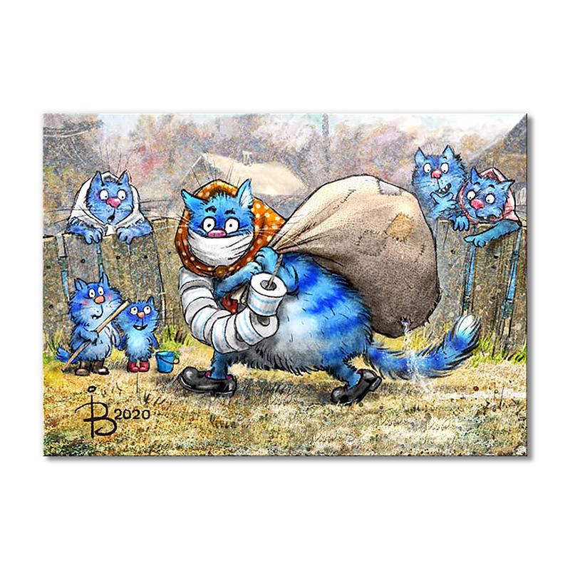 Модульная картина Запасы на карантин 1 модуль 60x90 см (_rinaz_20201633014)