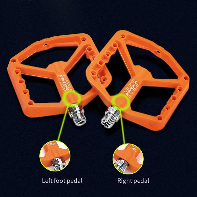 Педали нейлоновые Enlee NY-02 Hawaii на промышленных подшипниках Оранжевый (EN-NY02-3245UA) - фото 4