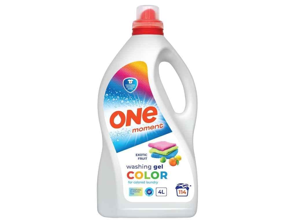 Средство для стирки One Moment Color Exotic Fruit 4 л Средство для стирки One Moment Color Exotic Fruit 4 л