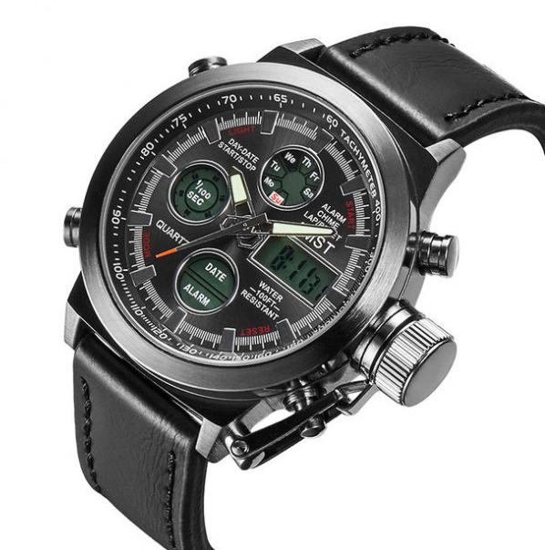 Часы мужские AMST 3003 армейские Черный