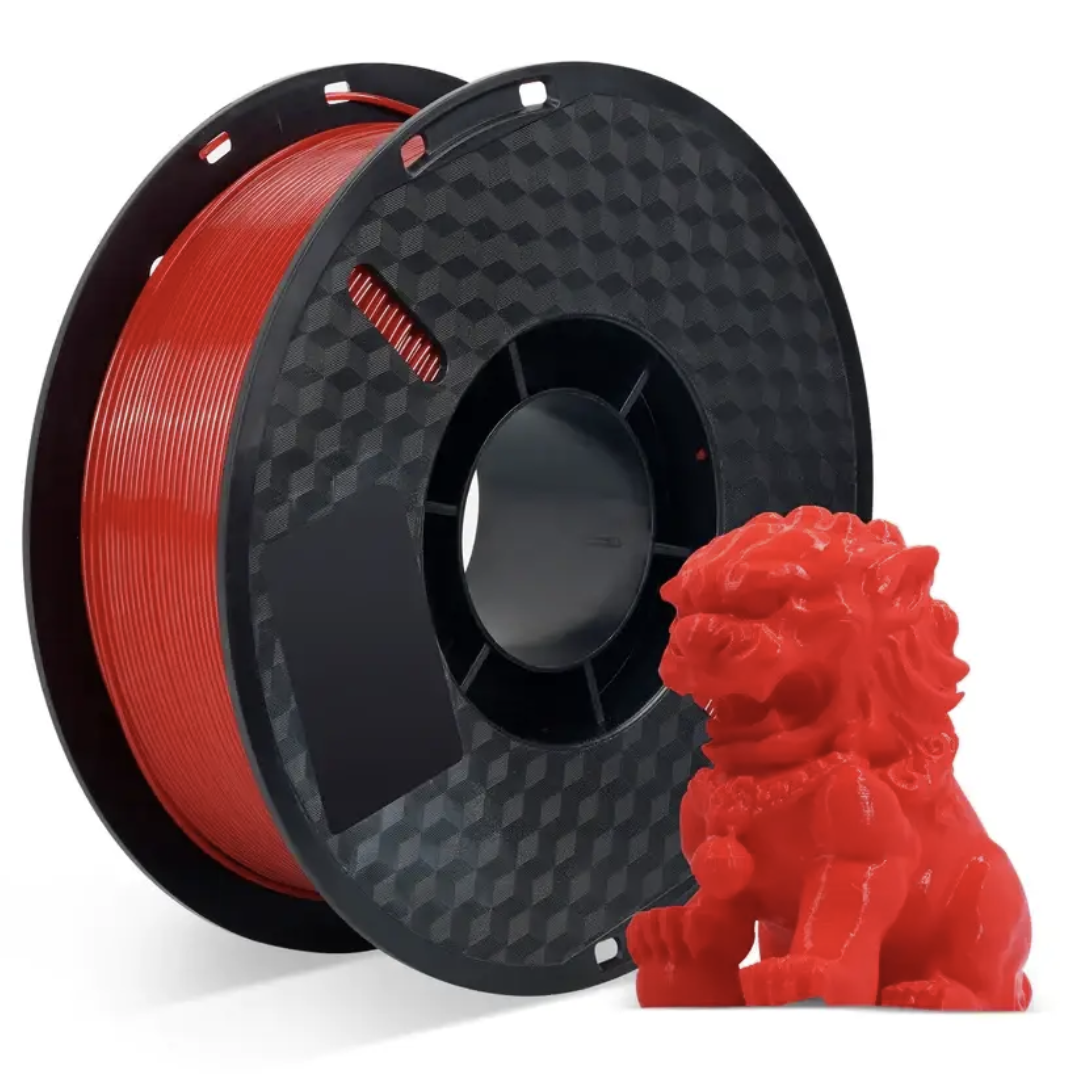 Пластик для 3D-принтера KINGROON PETG 1,75 мм 1 кг Красный (HC095-Red) Пластик для 3D-принтера KINGROON PETG 1,75 мм 1 кг Красный (HC095-Red)