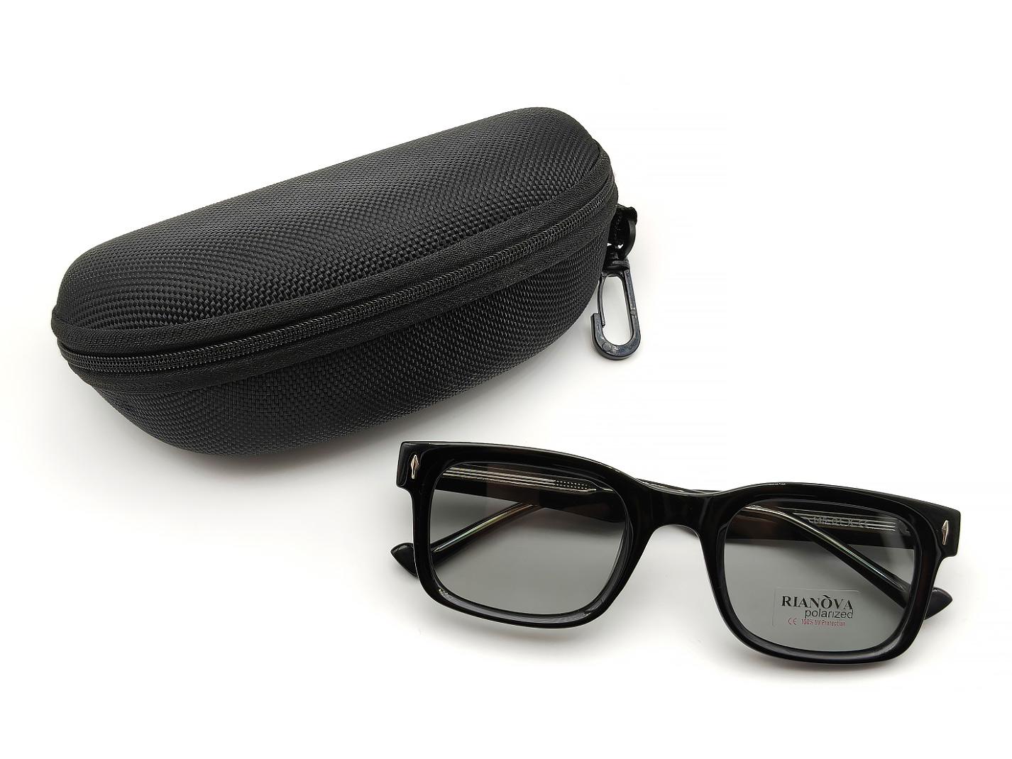 Солнцезащитные очки фотохромные Rianova RN9017 с поляризацией Черный (28602753) - фото 5