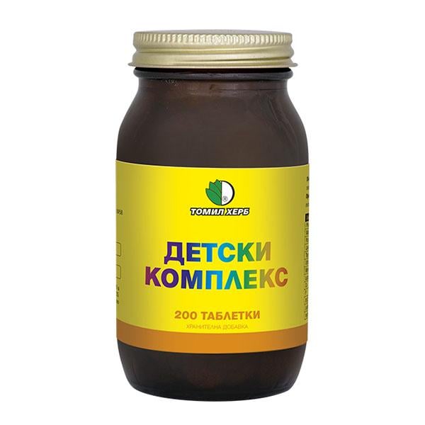 Комплекс витаминно-минеральный для детей Tomil Herb Детский комплекс 550 мг 200 таб. (000024749)