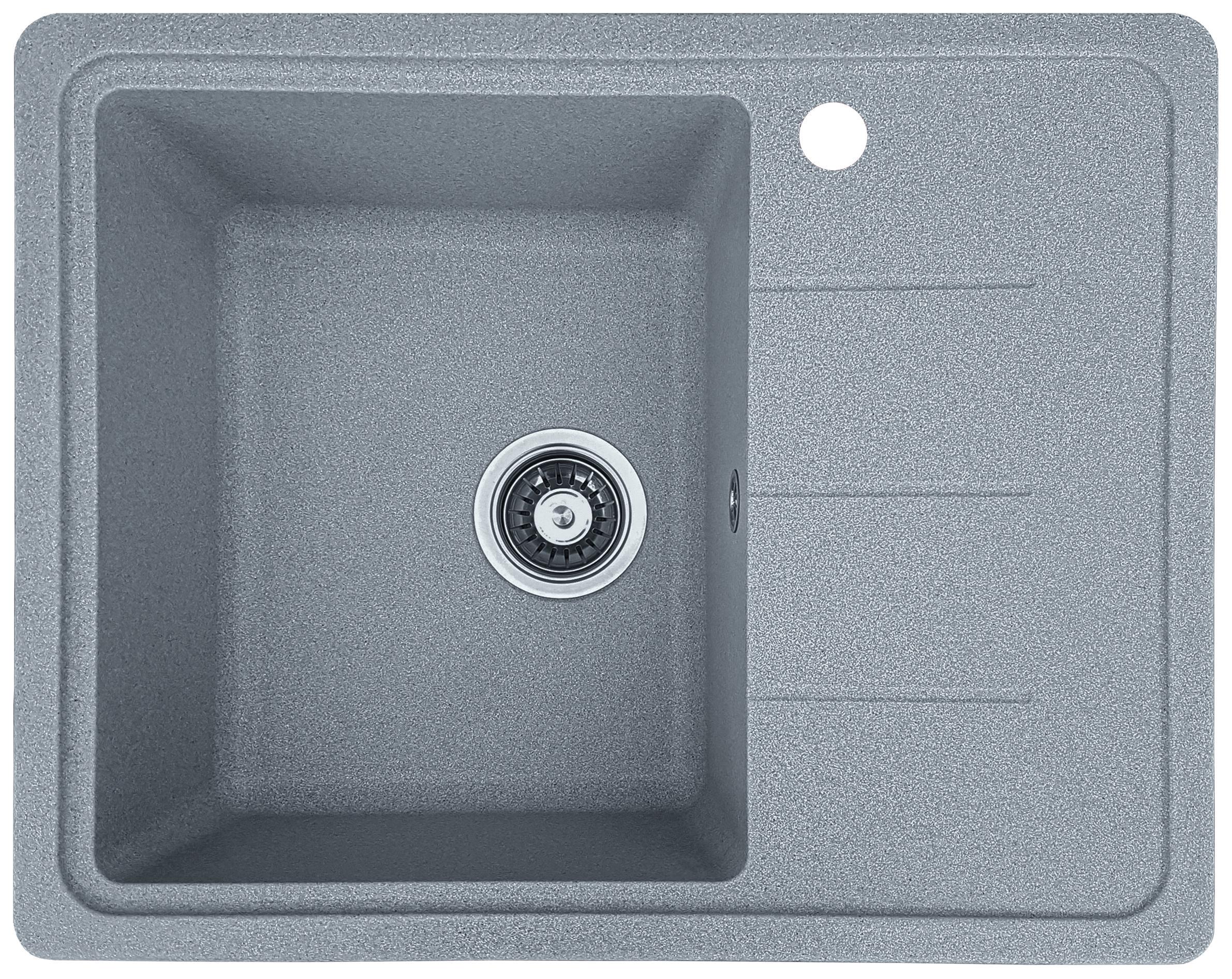 Мойка кухонная Valetti 28R 610x495 мм Серый