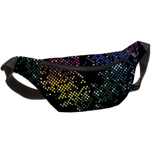 Сумка-бананка через плече та на пояс Presentville Bumbag Disco 27х16 см (BB_19A009_BL)
