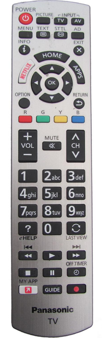 Пульт для телевізора Panasonic N2QAYB001252 (2338)