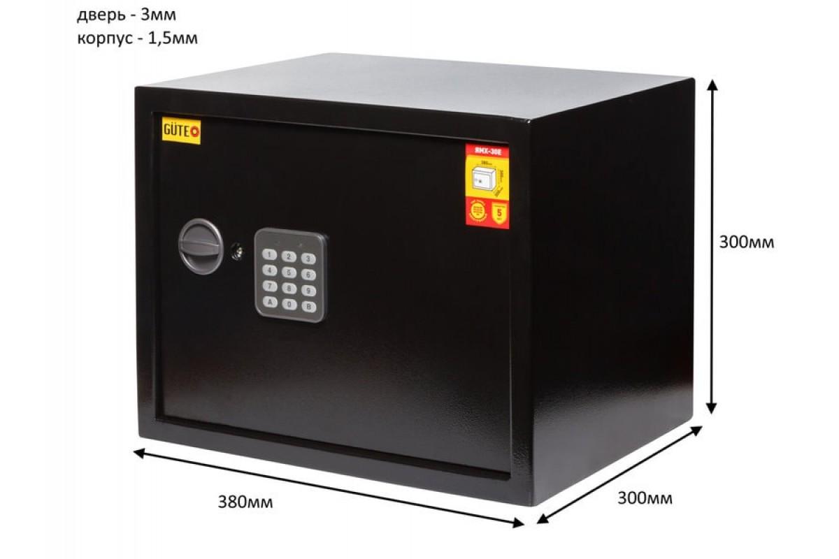 Сейф мебельный GUTE Е-30 300х380х300 мм - фото 4 Сейф мебельный GUTE Е-30 300х380х300 мм - фото 4