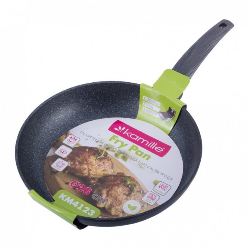 Сковорода Kamille marble 4123 KAM с антипригарным покрытием 28 см