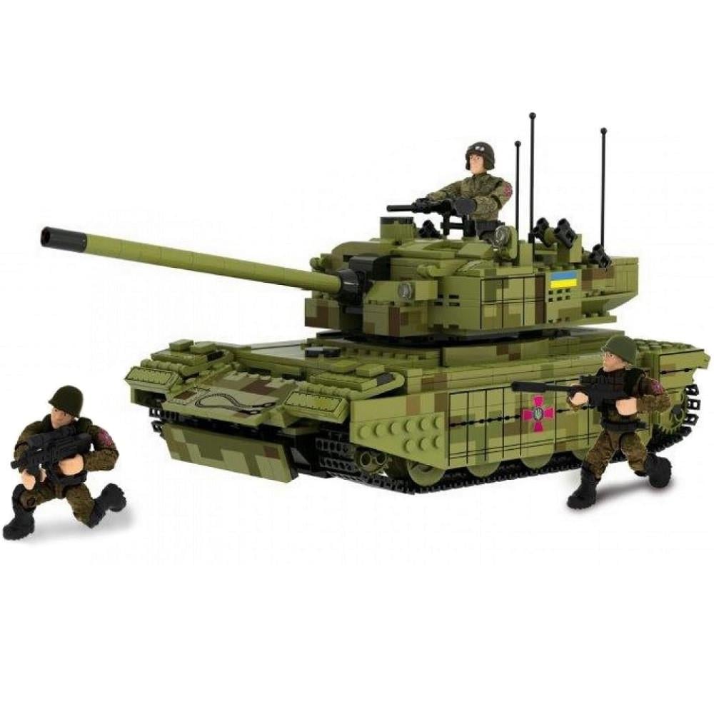 Конструктор военный танк Iblock Т-84У Оплот 1017 дет. (2132706377)