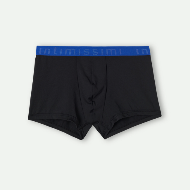 Мужские трусы боксеры Intimissimi XL Черно-синий (1648-2019)