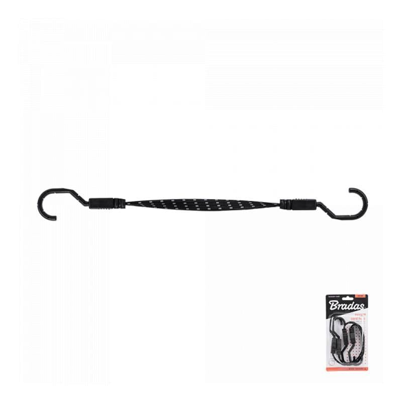 Шнур еластичний Bradas Flat Bungee Cord Hook 1,8х40 см 2 шт. (BCH5-18040BC-B)