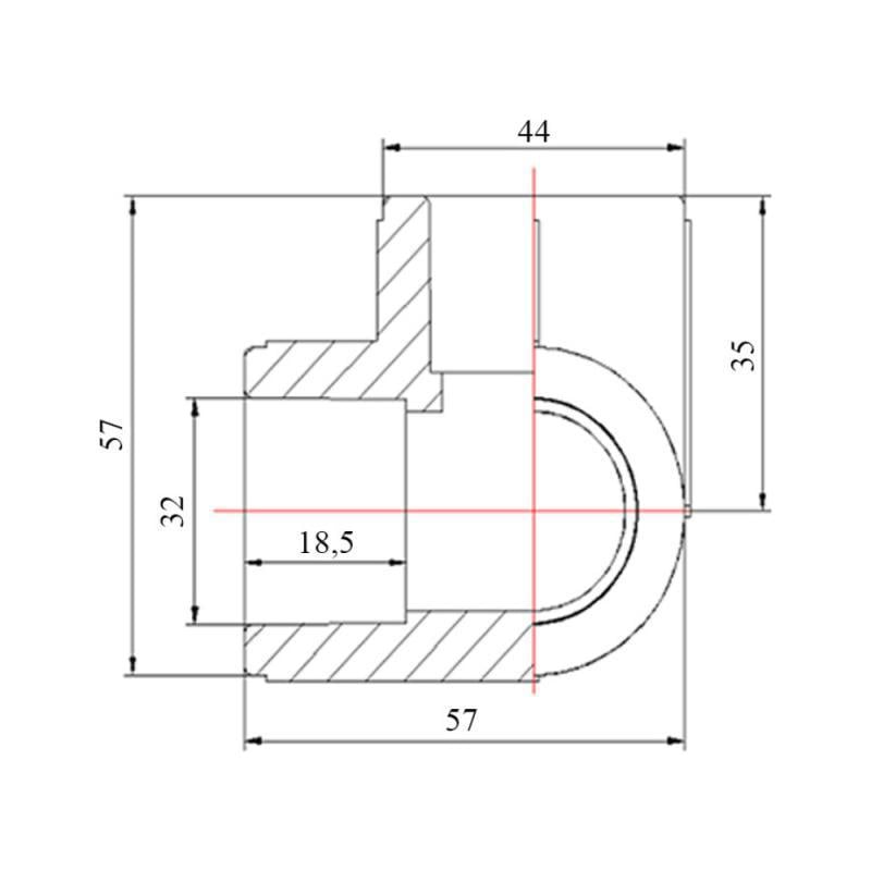 Тройник угловой Blue Ocean PPR 32 мм 90° (SD00009310) - фото 2 Тройник угловой Blue Ocean PPR 32 мм 90° (SD00009310) - фото 2