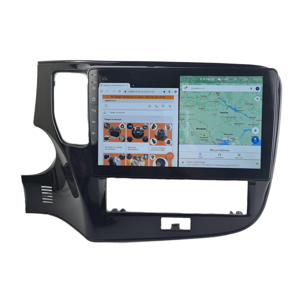 Автомагнитола для Mitsubishi Outlander 2017-2021 на Android 12+/CarPlay/8 core/XyAuto (М-МА-10-М3)