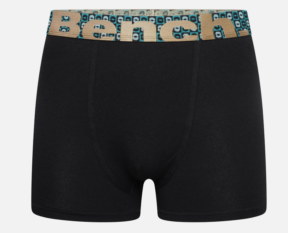 Набір трусів боксерів чоловічих анатомічних Bench Underwear Boxer Shorts 3 шт. М Чорний/Різнокольоровий (344565) - фото 2 Набір трусів боксерів чоловічих анатомічних Bench Underwear Boxer Shorts 3 шт. М Чорний/Різнокольоровий (344565) - фото 2