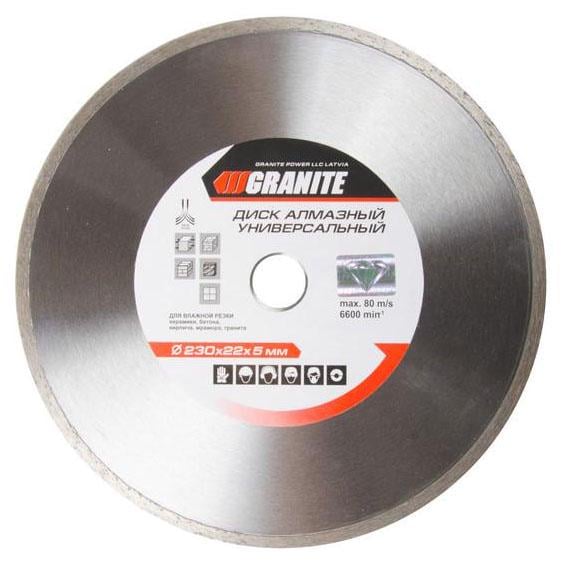 Диск алмазный GRANITE GM UNIVERSAL 230 мм (9-05-230) Диск алмазный GRANITE GM UNIVERSAL 230 мм (9-05-230)