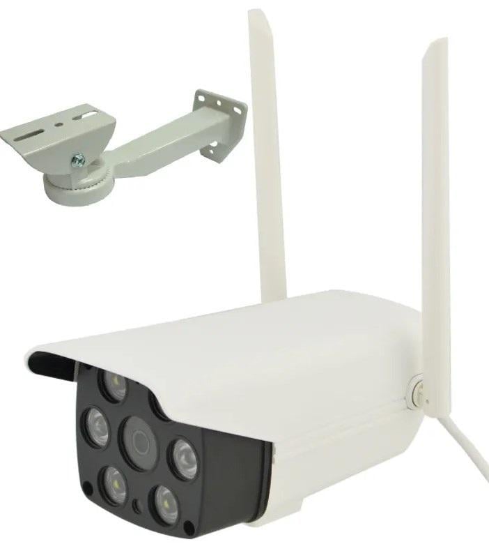 Вулична IP камера відеоспостереження Wi-Fi 1080p 2,1 Mp 2 антени з кріпленням (0000000053)