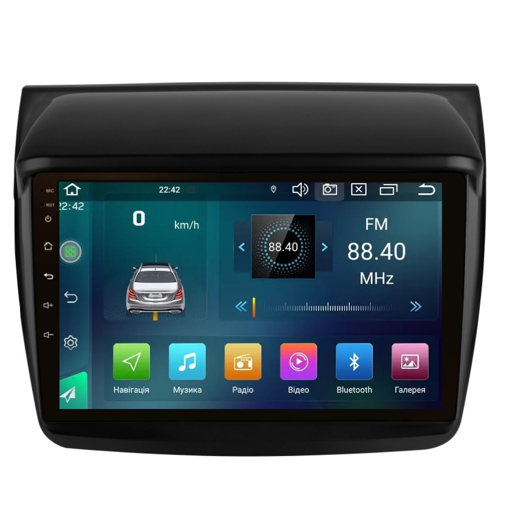 Магнитола штатная CYCLONE C9 CPL Carplay 2/32 GB для Mitsubishi L200 2006-2015 г. (AR-81388)