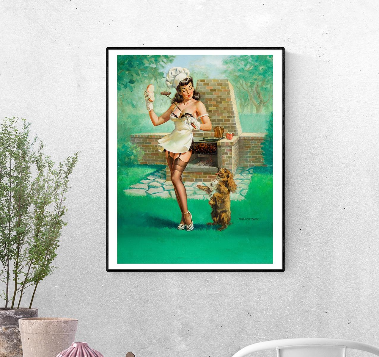 Постер Еще один, пожалуйста. Воан Олден Басс формат А-0 (pin_up010159_Poster)