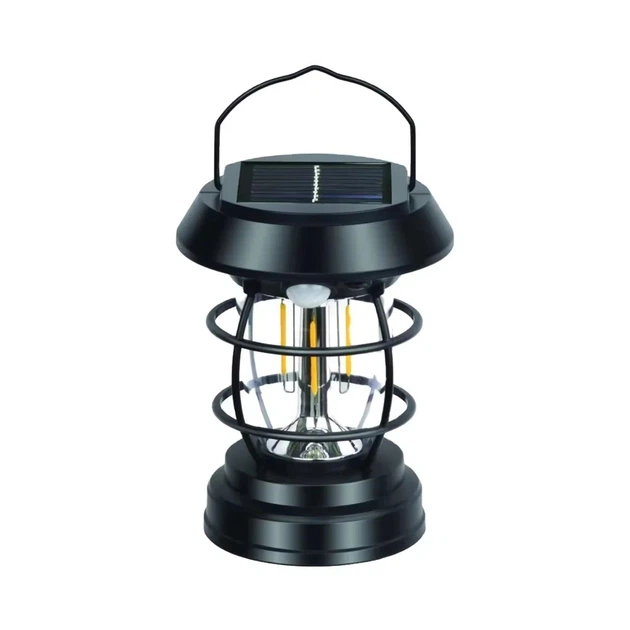 Ліхтар з акумулятором та сонячною панеллю CB 808 для туризму