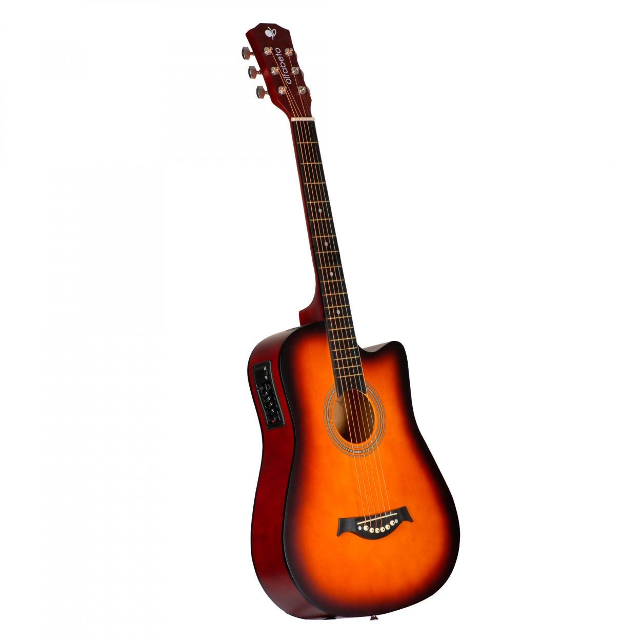 Електроакустична гітара Alfabeto TravelerEQ 3 Tone Sunburst з чохлом