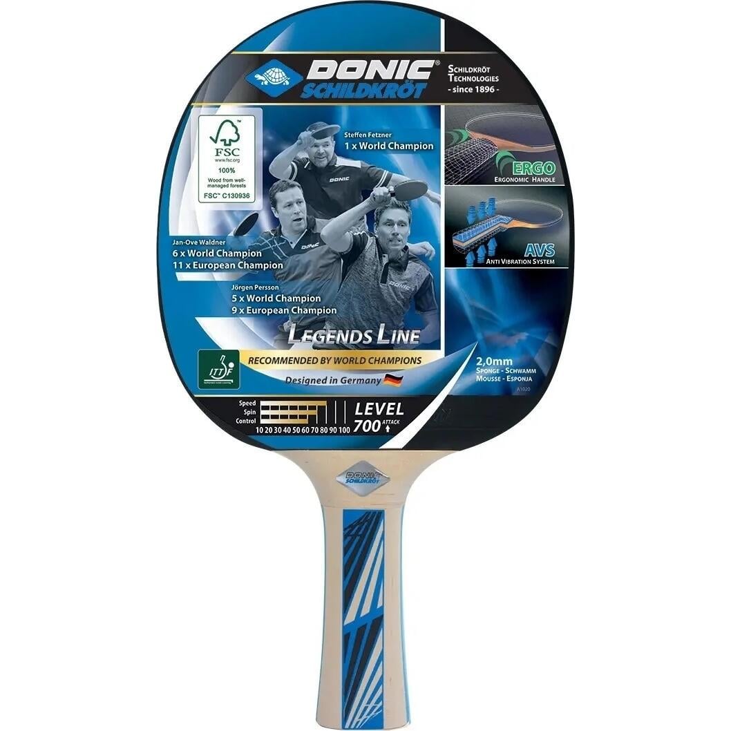 Ракетка для настольного тенниса Donic LEGENDS 700 FSC Светло-коричневый (734417) Ракетка для настольного тенниса Donic LEGENDS 700 FSC Светло-коричневый (734417)
