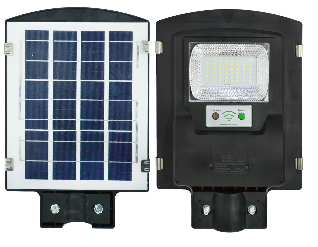 Светильник уличный фонарь UKC Solar Street Light 1 VPP без крепежа с датчиком движения